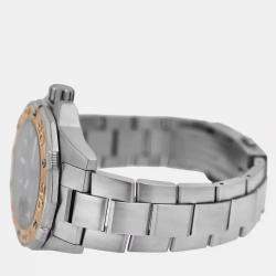 Pre Owned TAG Heuer Aquaracer WAJ2150.BA0870 Automatic 18K Rose Gold Stainless Steel Men's Wristwatch 43 mm