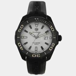 Pre Owned TAG Heuer Aquaracer WAY108A.FT6141 Quartz Titanium Men's Wristwatch 43 mm