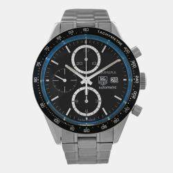 Pre Owned TAG Heuer Carrera CV201X Automatic Stainless Steel Men's Wristwatch 41 mm