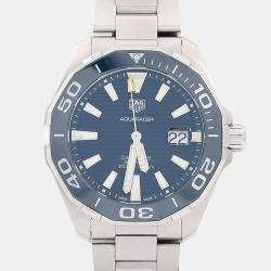 مملوكة مسبقًا ساعة يد رجالية تاغ هوير أكواريسر WAY201B أوتوماتيك ستانلس ستيل 44.5 مم