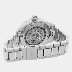 مملوكة مسبقًا Pre-Owned Tag Heuer Autavia WBE5114.EB0173 Brown Automatic Stainless Steel Men's Wristwatch 42 MM