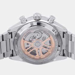 مملوكة مسبقًا Tag Heuer Carrera CBN2019.BA0642 Automatic Black Stainless Steel  Men's Wristwatch 42 mm