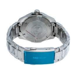 Pre Owned Tag Heuer Blue Stainless Steel Aquaracer WAY101C.BA0746 Men's Wristwatch 43 mm