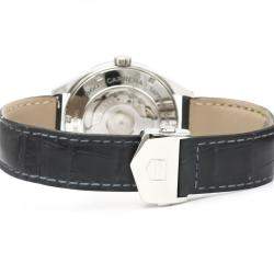 Pre Owned Tag Heuer Silver Stainless Steel Carrera WAS2111 Automatic Men's Wristwatch 39 MM