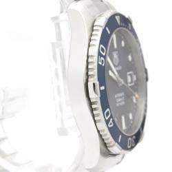 Pre Owned Tag Heuer Blue Stainless Steel Aquaracer WAN2111 Automatic Men's Wristwatch 42 MM
