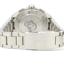 مملوكة مسبقًا Tag Heuer Black Stainless Steel Aquaracer Quartz CAY111A Men's Wristwatch 43 MM