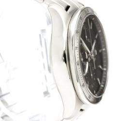 Pre Owned ساعة يد رجالية تاغ هيوير كاليبر 15 كرونوغراف أوتوماتيك CAT2010  ستانلس ستيل سوداء 43مم