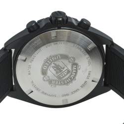 Tag Heuer Black PVD Coated Stainless Steel Formula 1 Manchester United Edition CAZ101J Men's Wristwatch 43 mm