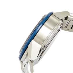 Pre Owned Tag Heuer Blue Stainless Steel CAR201T Men's Wristwatch 43 mm 