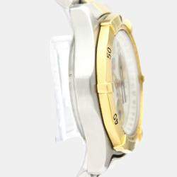 مملوكة مسبقًا ساعة يد رجالية تاغ هيوير 2000 كلاسيك بروفشنال كوارتز كرونوغراف CK1121  ستانلس ستيل مطلي ذهبي بيضاء 37مم