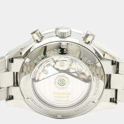 Pre Owned ساعة يد رجالية تاغ هيوير كاريرا كرونوغراف أوتوماتيك CV2011 ستانلس ستيل فضية 41مم