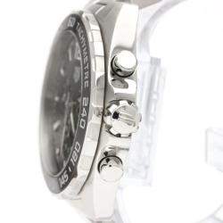 Pre Owned Tag Heuer Grey Stainless Steel Formula 1 CAZ1011 Quartz Chronograph Men's Wristwatch 43 mm