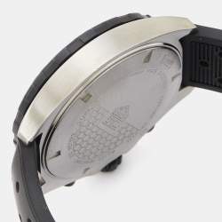 TAG Heuer Black Two-Tone Stainless Steel Rubber Formula 1 CAZ1010.FT8024 Men's Wristwatch 43 mm