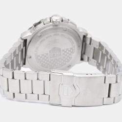 Pre Owned Tag Heuer Grey Stainless Steel Formula 1 CAU1115 Men's Wristwatch 42 mm