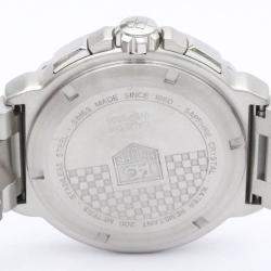 Pre Owned Tag Heuer Grey Stainless Steel Formula 1 CAU1115 Men's Wristwatch 42 mm