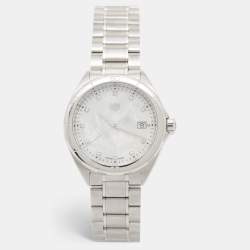 Tag Heuer Mother Of Pearl Diamond Stainless Steel Formula 1 WBJ1319.BA0666 Women's Wristwatch 35 mm