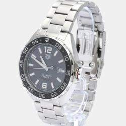 Tag Heuer Black Stainless Steel Formula 1 Calibre 5 WAZ2011 Men's Wristwatch 43 mm