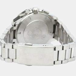 Pre Owned Tag Heuer Black Stainless Steel Aquaracer CAY211Z Automatic Men's Wristwatch 43mm