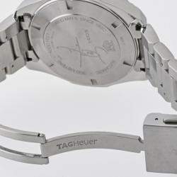 Tag Heuer Blue Stainless Steel Aquaracer WAY201H.BA0927 Automatic Men's Wristwatch 43 mm