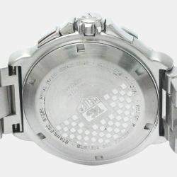 Tag Heuer Black Stainless Steel Formula 1 WAH111C Quartz Men's Wristwatch 41 mm