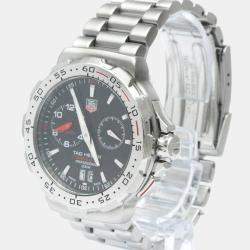Tag Heuer Black Stainless Steel Formula 1 WAH111C Quartz Men's Wristwatch 41 mm