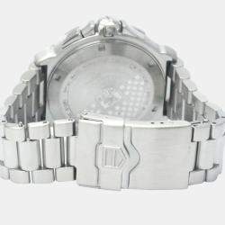 Tag Heuer Black Stainless Steel Formula 1 WAH111C Quartz Men's Wristwatch 41 mm