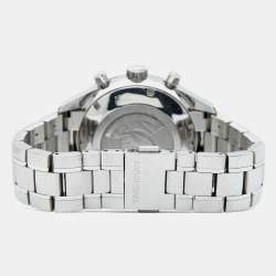 TAG Heuer Black Stainless Steel Juan Manual Fangio Edition Carrera CV201AG.BA0725 Men's Wristwatch 41 mm