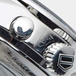 TAG Heuer Black Stainless Steel Juan Manual Fangio Edition Carrera CV201AG.BA0725 Men's Wristwatch 41 mm