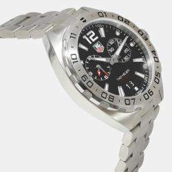 Tag Heuer Black Stainless Steel Formula 1 WAZ111A.BA0875 Quartz Men's Wristwatch 41 mm