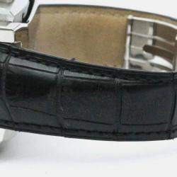 Pre Owned Tag Heuer Black Stainless Steel Monaco CW9110 Manual Winding Men's Wristwatch 40 mm