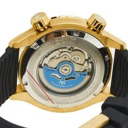 TechnoMarine Multicolor Yellow Gold Plated Stainless Steel Manta TM-218005 Men's Wristwatch 47 mm