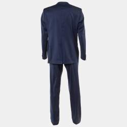 Pre Owned Ted Baker Dark Blue Wool Tailored Suit XL/44R