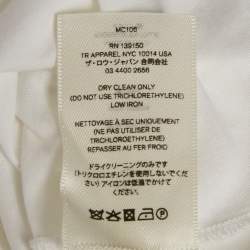 The Row White Jersey Crewneck T-Shirt XL
