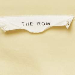 Pre Owned The Row Yellow Cotton Elijas Camp Collar Shirt S