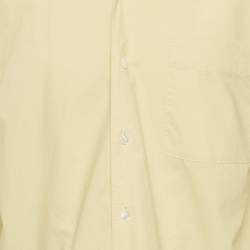 Pre Owned The Row Yellow Cotton Elijas Camp Collar Shirt S