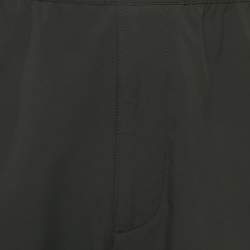 Pre Owned بنطلون ثيوري جيوب بسحاب نايلون أسود مقاس كبير جداً (اكسترا لارج)