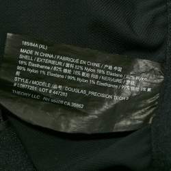 Pre Owned بنطلون ثيوري جيوب بسحاب نايلون أسود مقاس كبير جداً (اكسترا لارج)