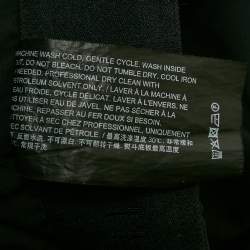 Pre Owned بنطلون ثيوري جيوب بسحاب نايلون أسود مقاس كبير جداً (اكسترا لارج)