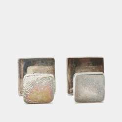 Tiffany & Co. Notes Sterling Silver Square Cufflinks