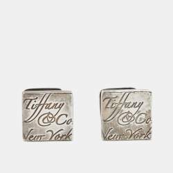 Tiffany & Co. Notes Sterling Silver Square Cufflinks