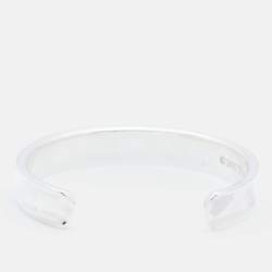 Tiffany & Co. 1837 Sterling Silver 925 Unisex Open Cuff Bracelet