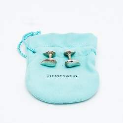 Pre Owned أزرار أكمام تيفاني & كو. فضة إسترليني دمعة