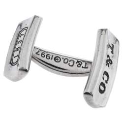 Pre Owned Tiffany & Co. Sterling Silver Classic Cufflinks