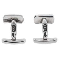 Pre Owned Tiffany & Co. Sterling Silver Classic Cufflinks