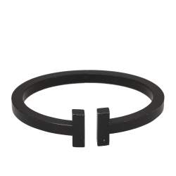 Tiffany & Co. T Square Black Tone Stainless Steel Bracelet