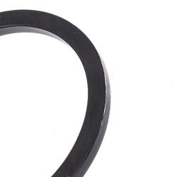 Pre Owned Tiffany & Co. T Square Black Tone Stainless Steel Bracelet