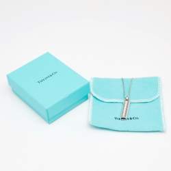 Pre Owned Tiffany & Co. Paloma Picasso Caliper Silver Bar Tag Necklace