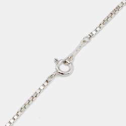 Pre Owned Tiffany & Co. Paloma Picasso Caliper Silver Bar Tag Necklace