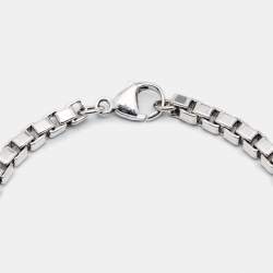 Pre Owned Tiffany & Co. Venetian Link I.D. Sterling Silver Bracelet