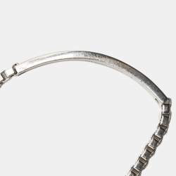 Pre Owned Tiffany & Co. Venetian Link I.D. Sterling Silver Bracelet